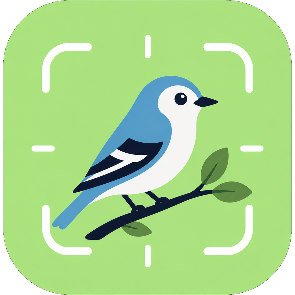 BirdTune app icon: a bird inside a focus frame